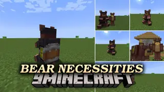 Bear Necessities Mod (26.3, 1.21.1) – Ride Armored Grizzly Bears Into Battle