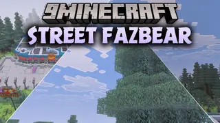 Street Fazbear Map (1.21) – Uncover Dark Secrets in an Eerie Animatronic Town