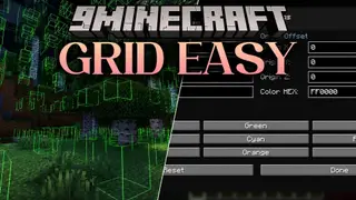 Grid Easy Mod (26.3, 1.20.1) – Build Symmetrical Bases Without Counting Blocks