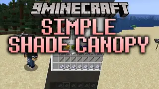 Simple Shade Canopy Mod (1.21.1, 1.20.1) – Glide Safely Off High Cliffs Without
