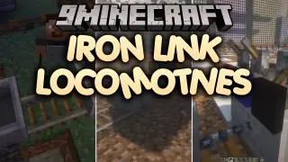 Iron Link Locomotives Mod (26.2, 1.21.11) – Drive Working Steam Trains