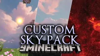 Custom Sky Pack Resource Pack (26.3, 1.21.11) – Vibrant Cosmic Skies