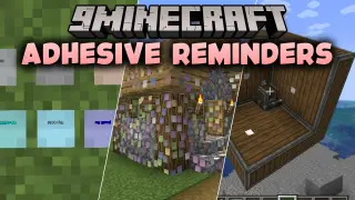 Adhesive Reminders Mod (1.21.1) – Leave Colorful Messages for Friends