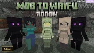 Mob to Waifu (26+, 1.21) – MCPE/Bedrock Addon