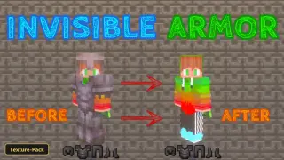 Invisible Armor (26+, 1.21) – MCPE/Bedrock Texture Pack