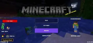 Dark UI Transparent (26+, 1.21) – MCPE/Bedrock Texture Pack