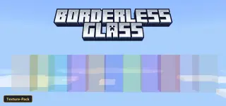 Borderless Glass (26+, 1.21) – MCPE/Bedrock Texture Pack