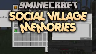 Social Village Memories Mod (1.21.1, 1.20.1) – Town Gossip Shapes Reputation