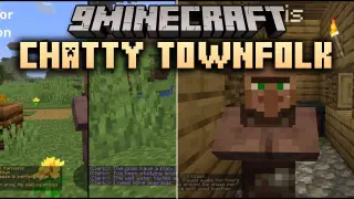 Chatty Townfolk Mod (26.2, 1.21.1) – Villagers Comment on Daily Events