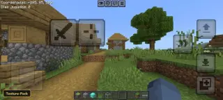 Transparent Touch Buttons (26+, 1.21) – MCPE/Bedrock Texture Pack