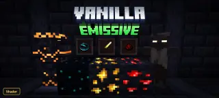 Vanilla Emissive (26+) – MCPE/Bedrock Shader