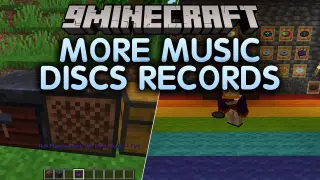 More Music Discs Records Mod (1.21.1, 1.20.1) – Soundtrack Your Survival Base