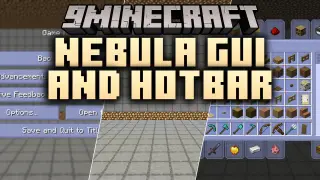 Nebula GUI and Hotbar Resource Pack (1.21.11, 1.20.1)