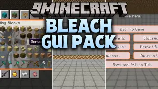 Bleach GUI Pack Resource Pack (1.21.11, 1.20.1) – Classic Manga Menu Art