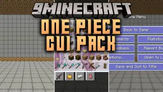 One Piece GUI Pack Resource Pack (1.21.11, 1.20.1) – Straw Hat Shonen Style