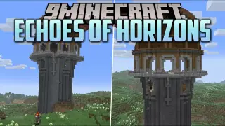 Echoes of Horizons Mod (1.20.1) – Reach Alien Worlds Through Stargazing