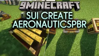 Sui Create AeronauticsPBR Resource Pack (1.21.1) – Deep Steampunk Machine Metal