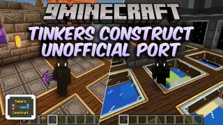 Tinkers Construct Unofficial Port Mod (1.21.1) – Cast Molten Metal Weapons