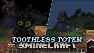 Toothless Totem Resource Pack (26.2, 1.21.1) – Cute Animated Dragon Companion
