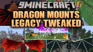 Dragon Mounts Legacy Tweaked Mod (1.20.1) – Command Armored Beasts