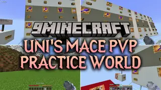 Uni's Mace PVP Practice World Map (26.3, 1.20.1) – Master Every Smash Attack