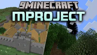 Mproject Mod (1.21.1, 1.20.1) – Conquer Floating Skylands and Command Golems