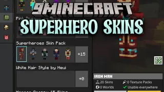 Superhero Skins Skin Pack (26.x, 1.21) – Play As Iconic Comic Book Heroes
