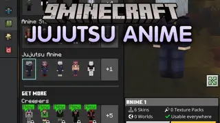 Jujutsu Anime Skin Pack (26.x, 1.21) – Custom Anime Sorcerer Skins