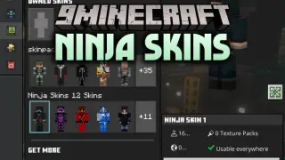 Ninja Skins Skin Pack (26.x, 1.21) – Stealthy Assassin Outfits