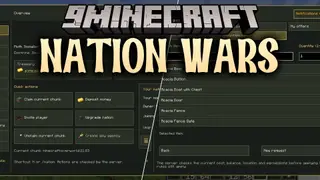 Nation Wars Mod (1.21.1) – Build Your Own Empire and Wage Server Wars