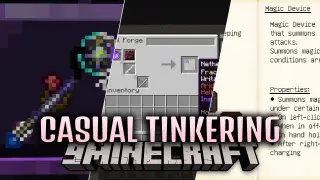 Casual Tinkering Mod (1.20.1) – Tear Through Forests and Enemy Hordes