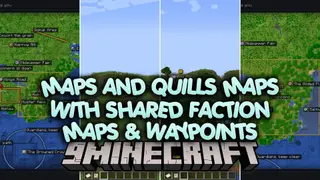 Maps and Quills Maps with Shared Faction Maps & Waypoints Mod (1.21.1)