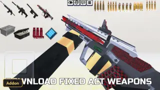 ACT WEAPONS (26+, 1.21) – MCPE/Bedrock Addon
