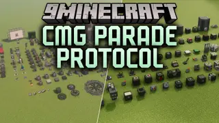 CMG Parade Protocol Resource Pack (1.21.1, 1.20.1) – Clean Industrial War Tech