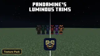 PandaMine's Luminous Trims (26+) – MCPE/Bedrock Texture Pack