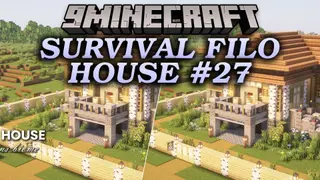 Survival Filo House #27 Map (26.x) – Wake Up Safe in a Cozy Plains Starter Cabin