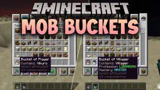 Mob Buckets Mod (26.2, 1.21.11) – Safely Relocate Villagers and Monsters