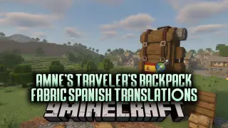 Amne's Traveler's Backpack Fabric Spanish Translations Resource Pack (1.20.1)
