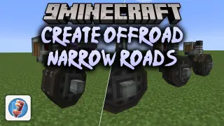 Create Offroad Narrow Roads Mod (1.21.1) – Design Sleek Compact Street Cars