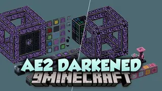 AE2 Darkened Resource Pack (1.21.1) – Charcoal Theme for Automated Storage