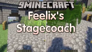 Feelix's Stagecoach Mod (26.3, 1.20.1) – Travel Between Villages