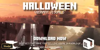 Halloween Autumn Vibrant Visuals (26+, 1.21) – MCPE/Bedrock Shader