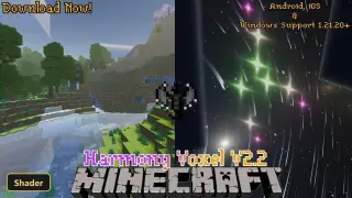 Harmony Voxel Shader for RenderDragon (26+, 1.21) – MCPE/Bedrock Shader