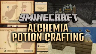 Alchemia Potion Crafting Mod (26.3, 1.20.1) – Chart Secret Paths
