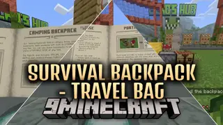 Survival Backpack – Travel Bag Addon (26.x, 1.21) – Carry Extra Gear