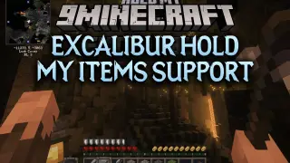 Excalibur Hold My Items Support Resource Pack (1.21.11, 1.21.1)
