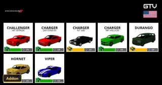 GTV DODGE CARS (26+, 1.21) – MCPE/Bedrock Addon