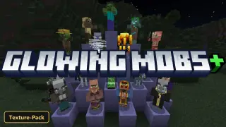 Glowing Mobs (26+, 1.21) – MCPE/Bedrock Texture Pack