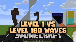 LEVEL 1 vs LEVEL 100 WAVES Map (26.3, 1.20.1) – Survive Seventeen Deadly Rounds