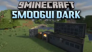 SmooGUI Dark Resource Pack (26.1.2, 1.21.1) – Sleek Charcoal Menus